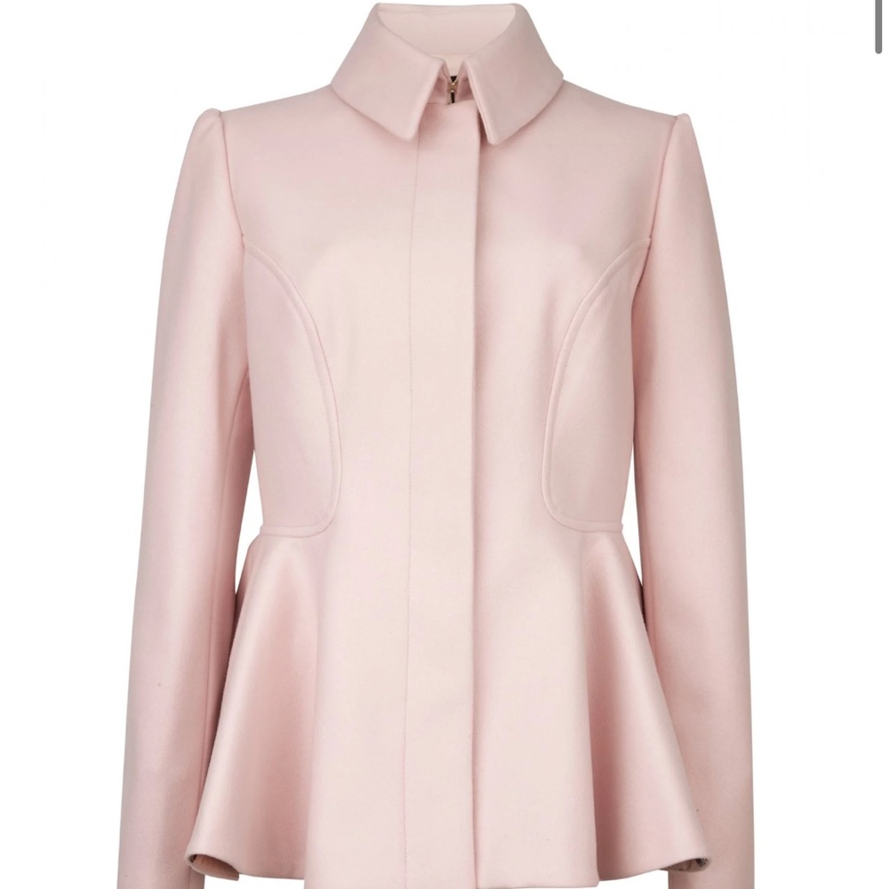 Ted Baker Sollel Peplum Wool Coat - pink